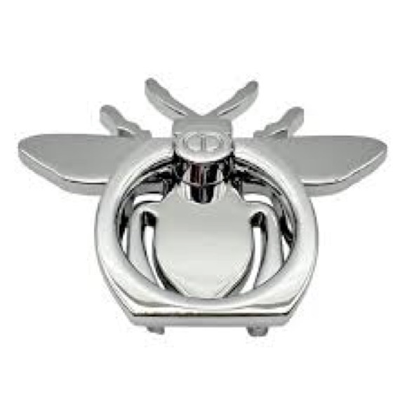 Dior Women's Ring Stand Silver Bee 1.8 x 2 inches - Picture 1 of 7